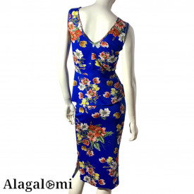 Sylvia blu e fiori