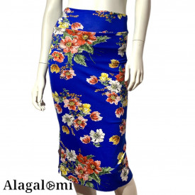 Sylvia blu e fiori