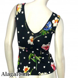 Ambra Nero e Fantasia a Fiori
